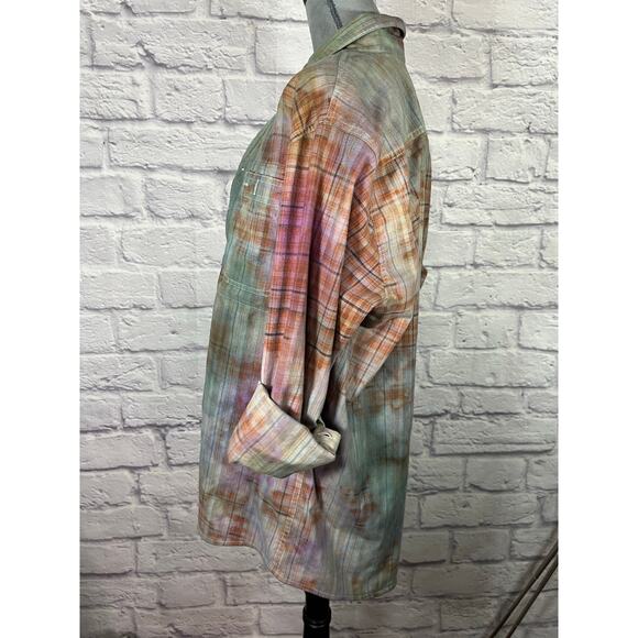 Reworked/upcycled flannel shirt - Picture 5 of 8